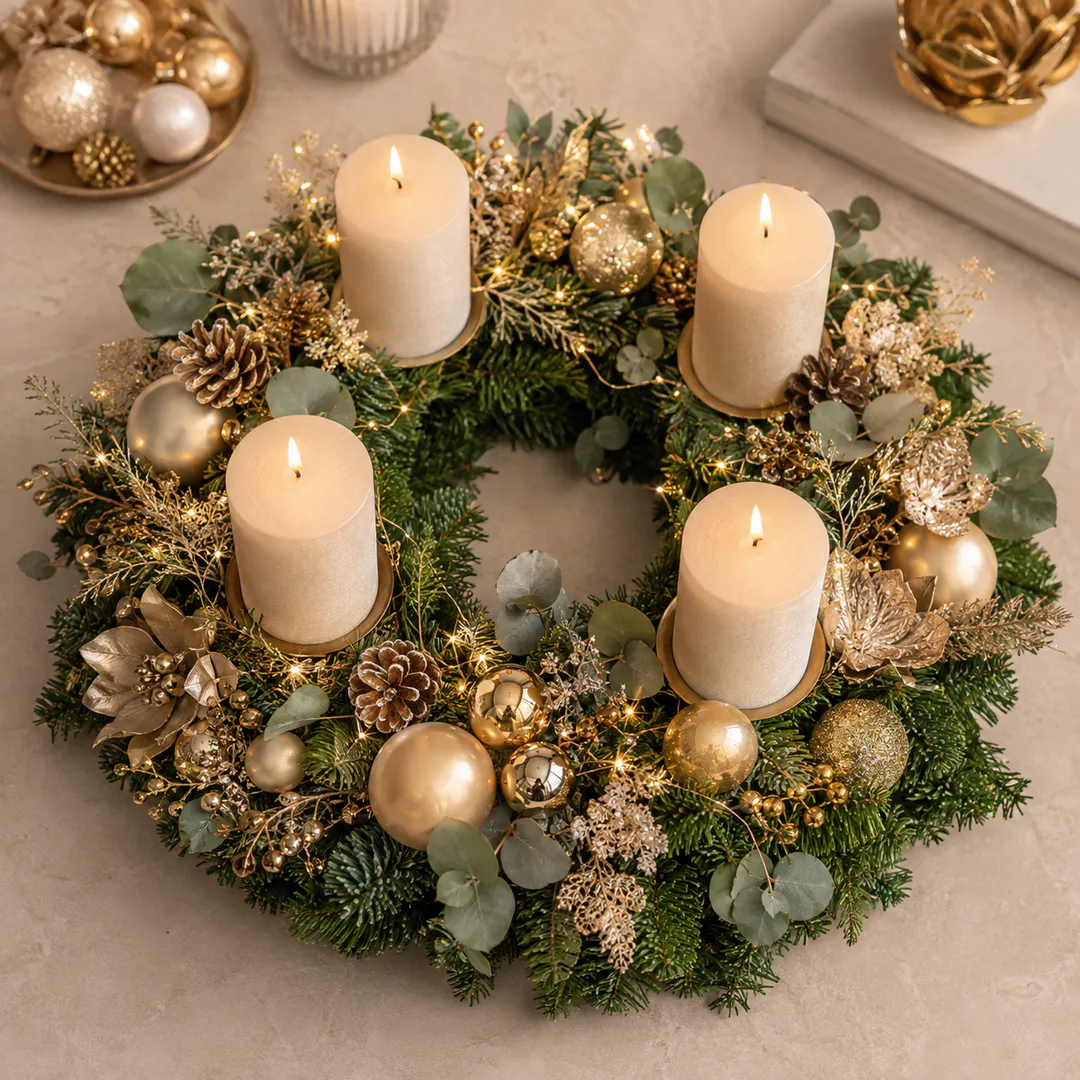 Adventskranz binden & gestalten