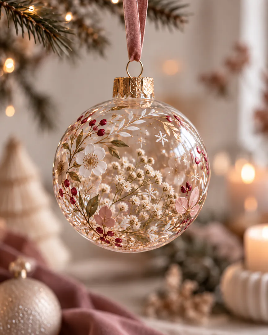 3er Set Weihnachtskugeln gestalten
