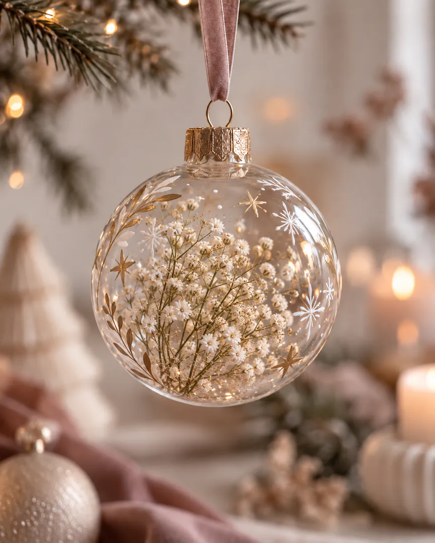 3er Set Weihnachtskugeln gestalten
