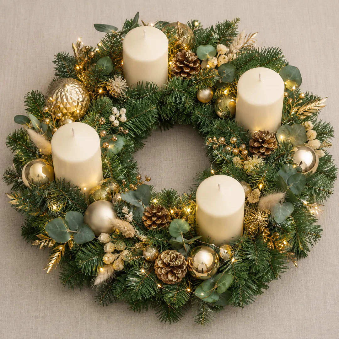 Adventskranz binden & gestalten