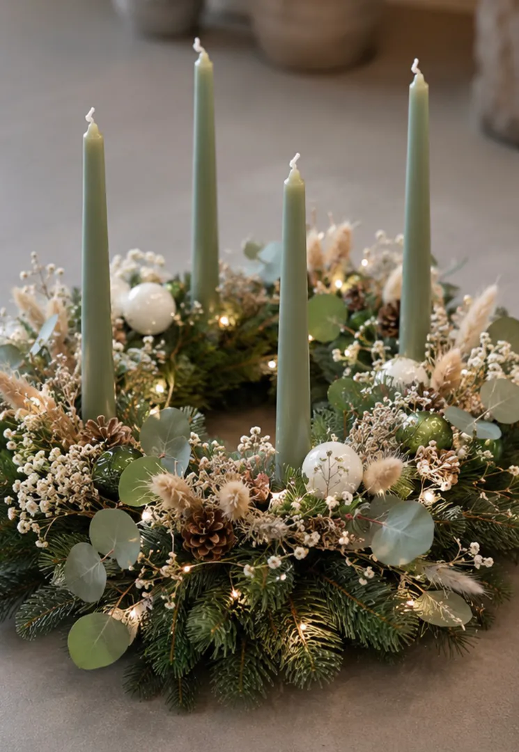 Adventskranz binden & gestalten