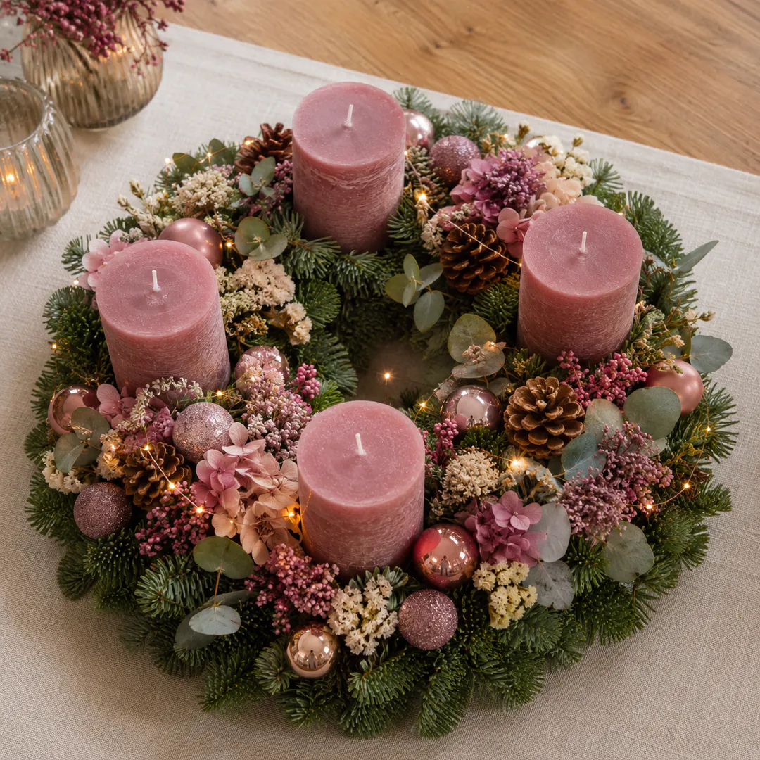 Adventskranz binden & gestalten